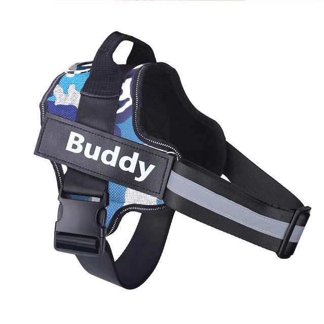 Personalized Dog Harness NO PULL Reflective Breathable Adjustable Harness Vest For Small & Large Dogs